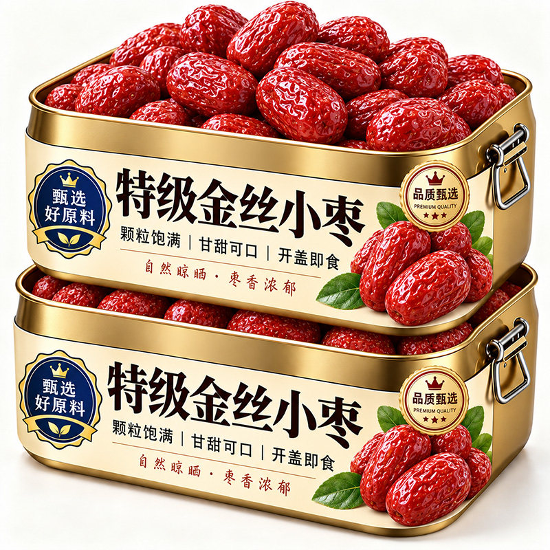 河北沧州金丝小枣特级官方旗舰店