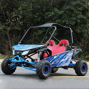 厂家直销亲子款双座卡丁车沙滩车四轮越野摩托车全地形车电动双人
