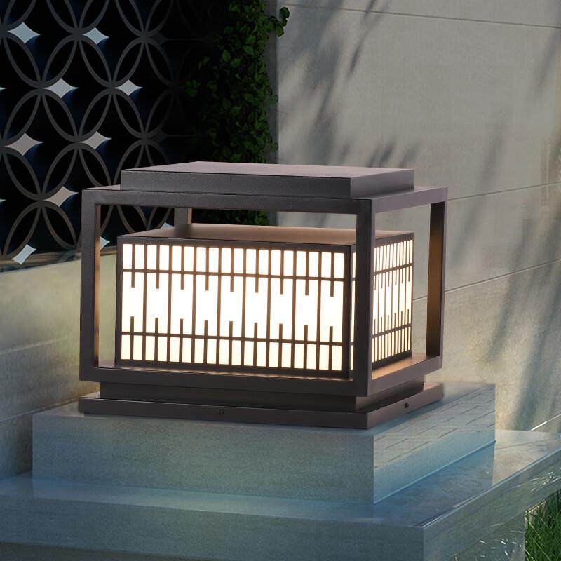 柱头灯户外防水门柱灯别墅太阳能庭院灯柱子围墙花园大门景,家装灯饰光源,景观庭院灯饰,淘宝优惠券,粉丝福利购,淘宝优惠卷