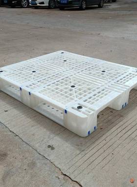 网格白色重型川字卡板仓库周转运输货架托盘塑料防滑塑胶防潮板
