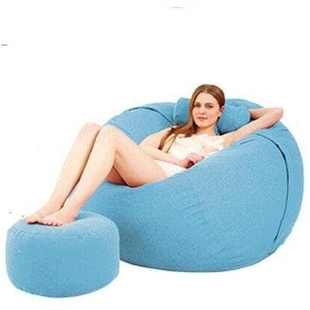 布艺简约单人创意懒人沙发休闲娱乐沙发bean bag阳台豆袋折叠椅