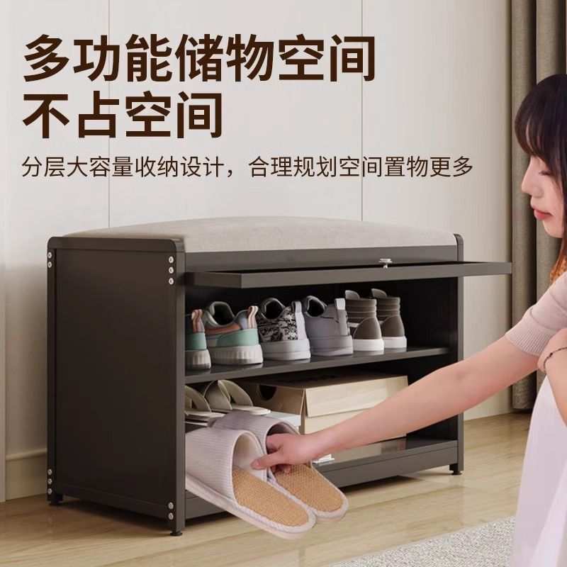 工厂直发换鞋凳组合鞋柜家用进门穿鞋凳软包坐凳柜入户玄关收纳凳