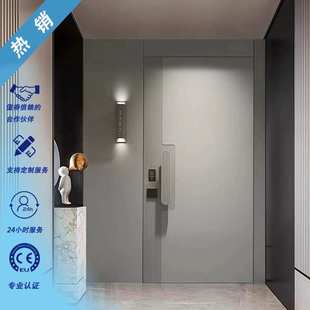 一门一景入户门不锈钢入户门子母门铸铝门农村自建房大门防盗门