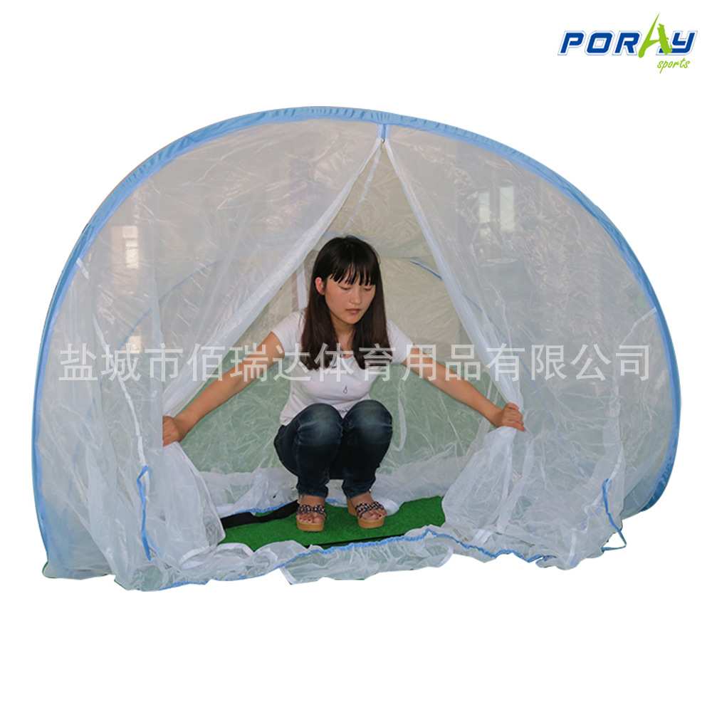 PORAY新品超大款床幔蚊帐防虫蝇帐可折叠移动成人床纱通风遮阳帐