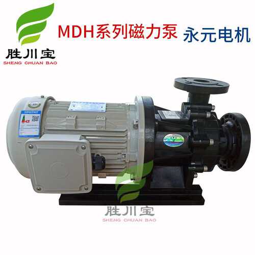 胜川宝磁力泵MDH-555/3.75KW永元电机磁力驱动循环过滤泵离心泵