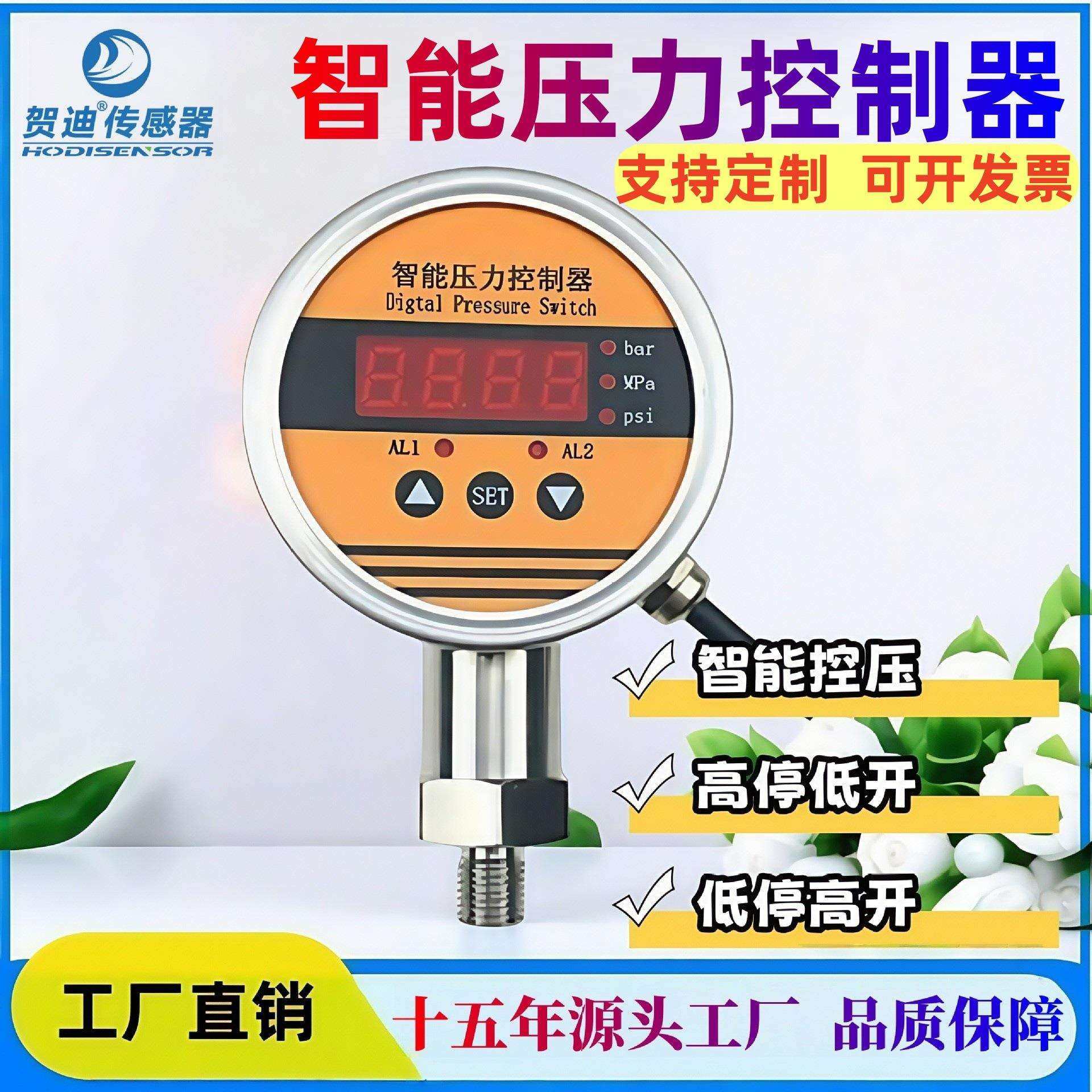 贺迪压力开关智能压力控制器扩散硅压力控制表智能数显液压开关,鲜花速递/花卉仿真/绿植园艺,割草机/草坪机,淘宝优惠券,粉丝福利购,淘宝优惠卷