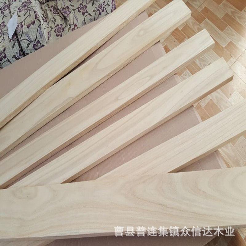 轻质桐木直拼板 原色墙壁装饰板实木家具辅材顶柜木材