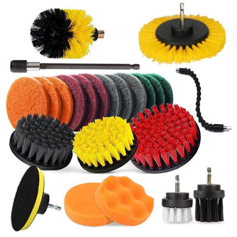 电钻刷头套装24件套汽车轮毂瓷砖卫生间墙面清洁刷烧烤架清洁刷头,鲜花速递/花卉仿真/绿植园艺,割草机/草坪机,淘宝优惠券,粉丝福利购,淘宝优惠卷
