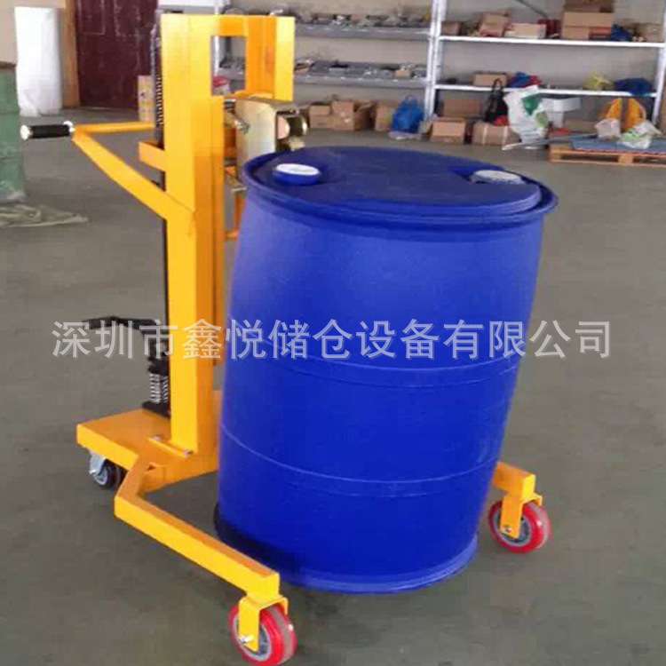 DTF450C-1脚踏式油桶搬运车 电子称液压油桶车