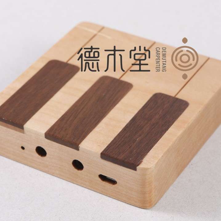 木质音乐盒 钢琴键外型音八音乐展示盒 实木喷漆音乐木盒