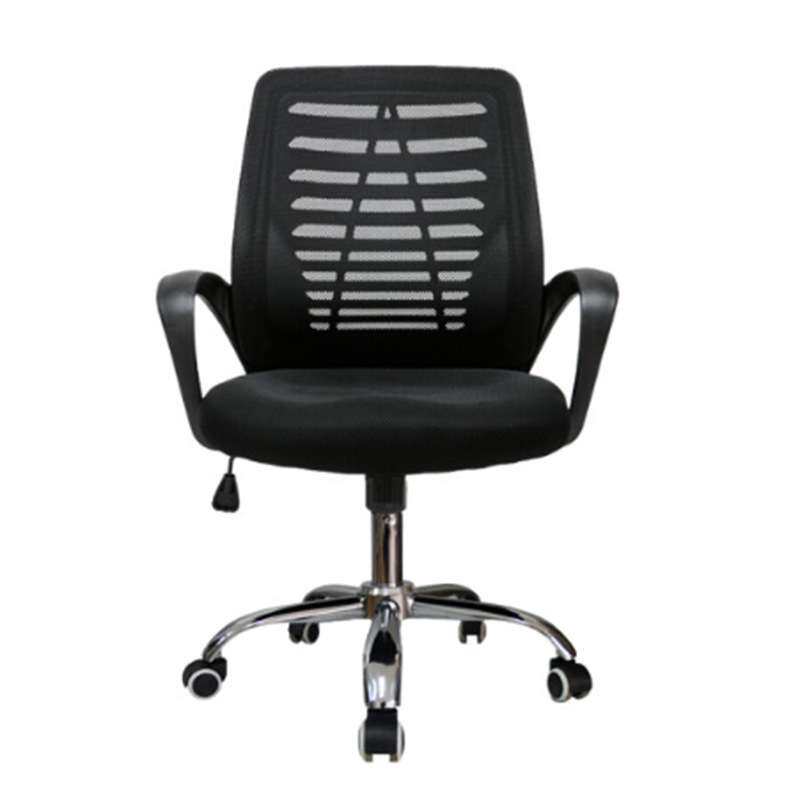 厂家 家用升降旋转椅子员工人体黑色办公椅多功能椅会议室摆放