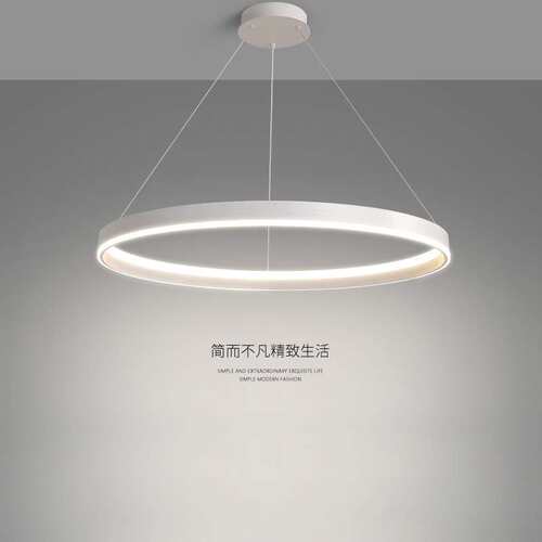 极简约圈圈组合吊灯 古镇代发圆环形设计师展厅圆桌吊灯客厅吊灯