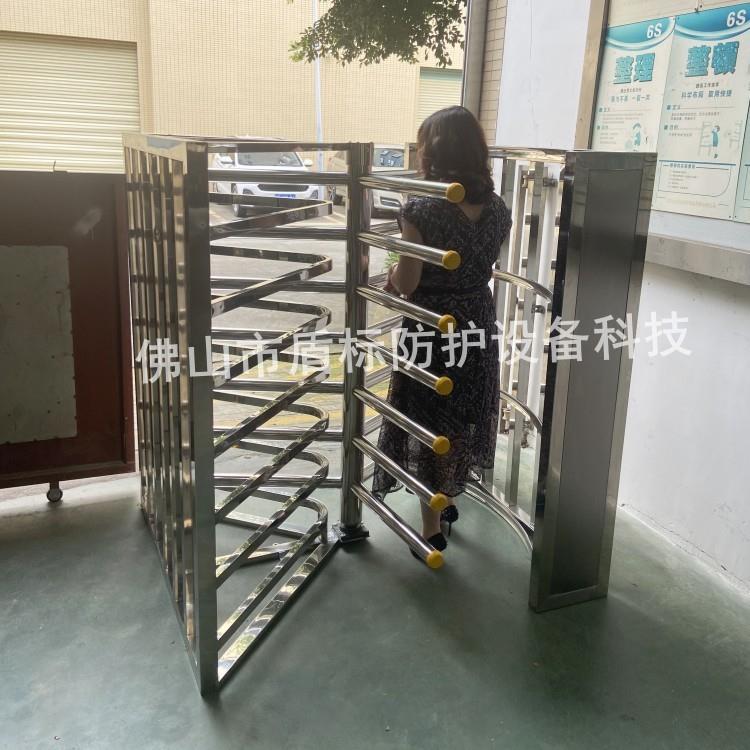 博物馆出口半高转闸单向通道门出入口管控人流系统门禁车站转闸门