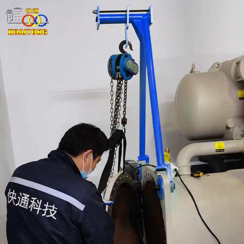 快通冷凝器支架管道通炮机配件端盖吊架工业商用1.5吨承重厂家