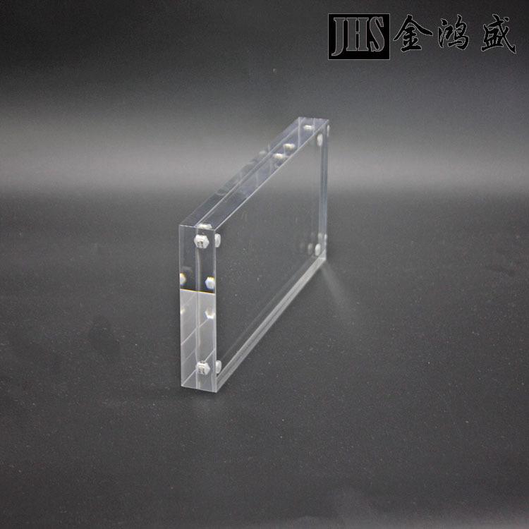 现货供应亚克力透明强磁价格牌 标签牌签台签磁性展示桌牌立牌