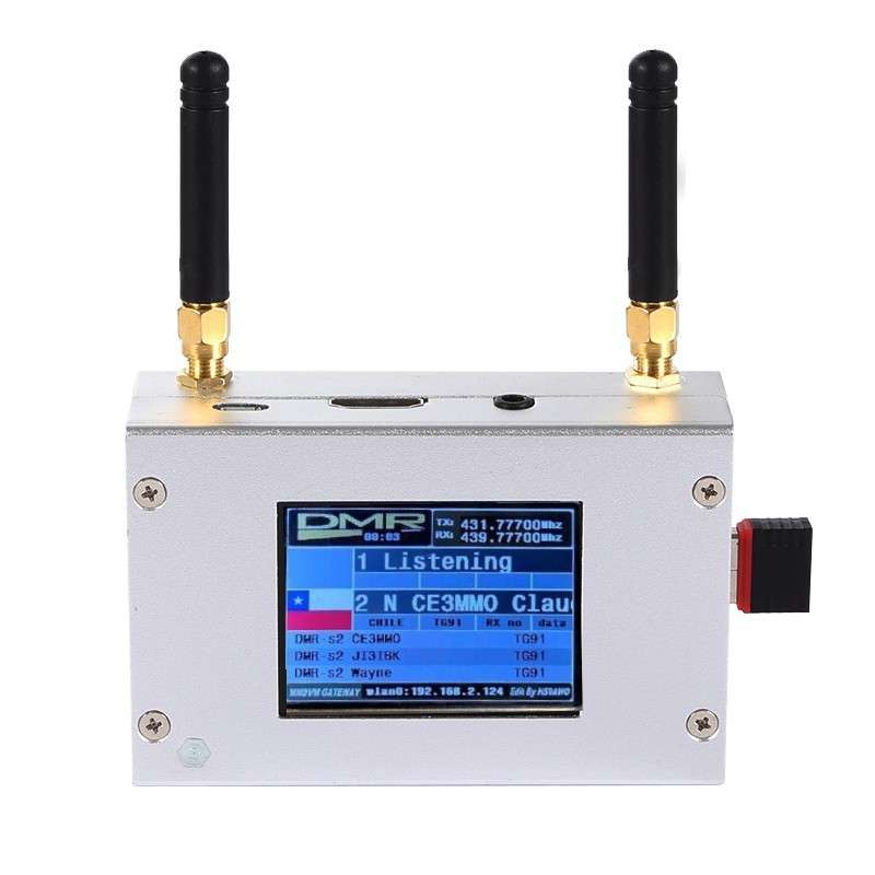 mmdvm树莓派2b加bbu的双工大板,内置电池,系统已经做好