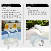 水池清洗套装 其他 加热按摩水池靠枕浴缸杯座水池遮阳蓬美式