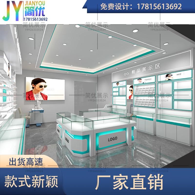 公司展厅烤漆展示柜定制设计直播间化妆品电子产品设备样品陈列柜