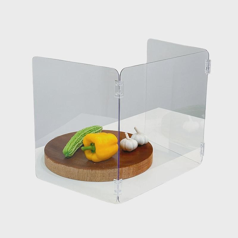 砧板围透明挡板围防溅厨房塑料案板围栏菜板围挡菜墩松木铁围板