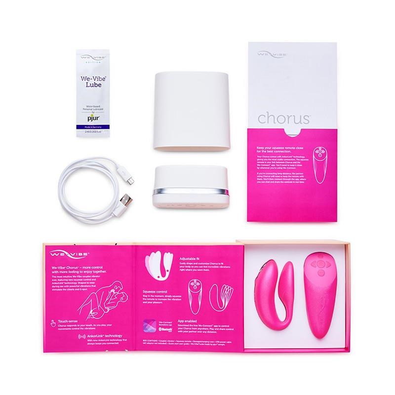 we vibe Chorus app controlled clitoris vibrator Soft silicon