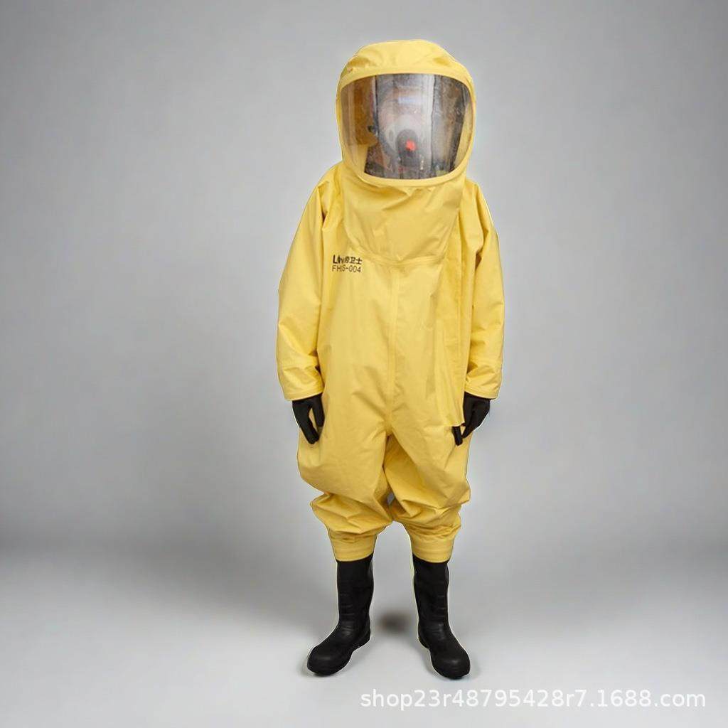 劳卫士FHLWS-004重型防化服全封闭连体防酸碱防护服化工厂防化服