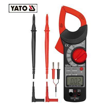 欧洲易尔拓YATO三位半数字数显钳形万用表电流表温度测量YT-73091