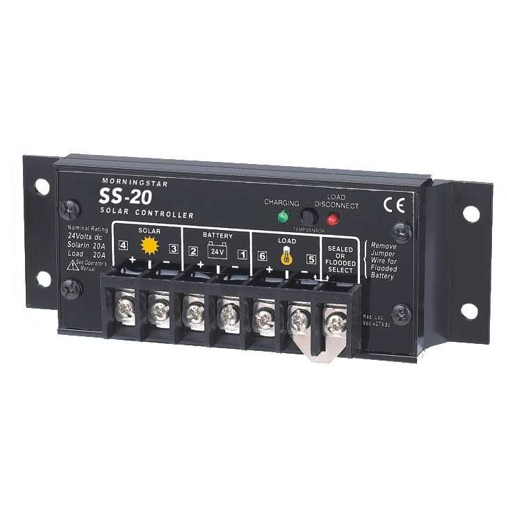 保护器太阳能控制器SS20太阳能充放电控制器12V可供蓄电池用