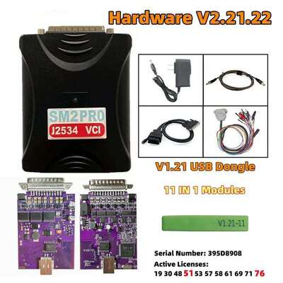 跨境SM2 PRO J2534 VCI Pcm ECU Programmer V2.21.22 PCM TOOL