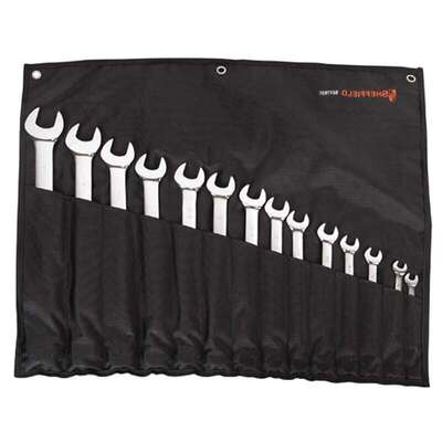 SHEFFIELD/钢盾S01740114件套英制精抛光两用扳手拆卸加厚耐用