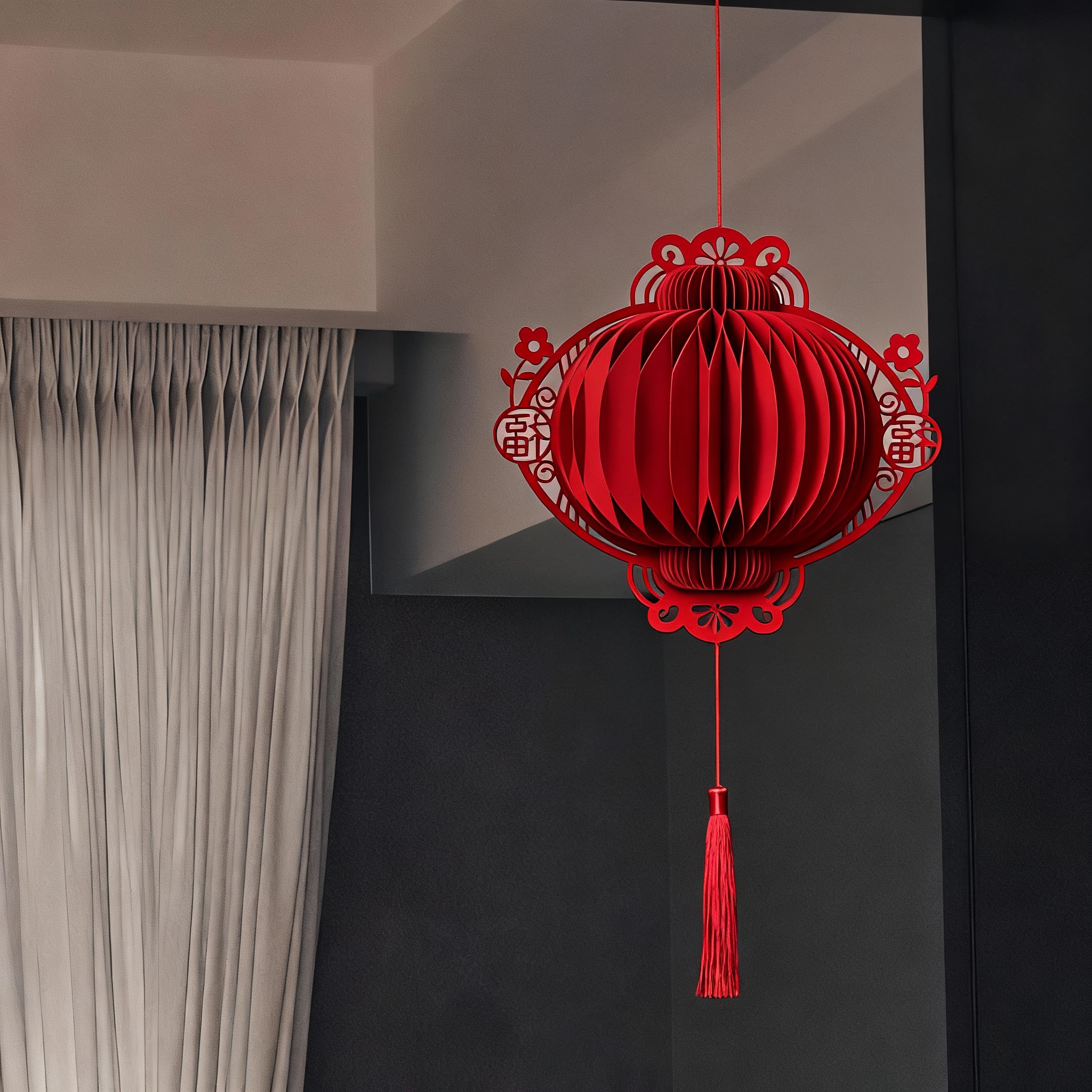 新年装饰过年挂件2026马年氛围布置客厅入户门灯笼挂饰吊饰喜庆