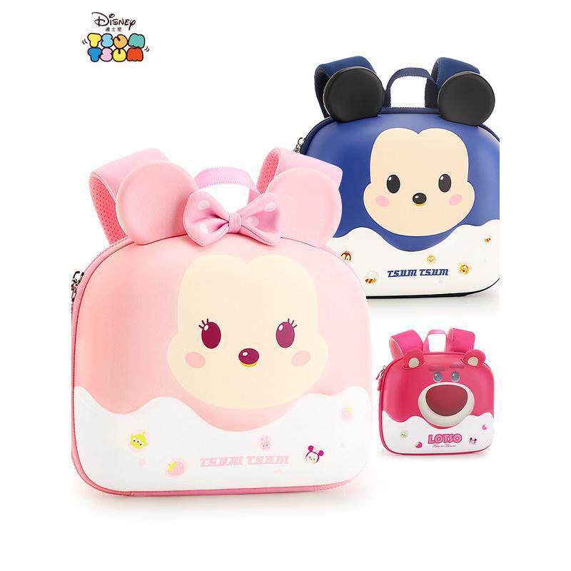 迪士尼幼儿园书包男童背包2-4岁女童新款草莓熊女孩轻便儿童背包3
