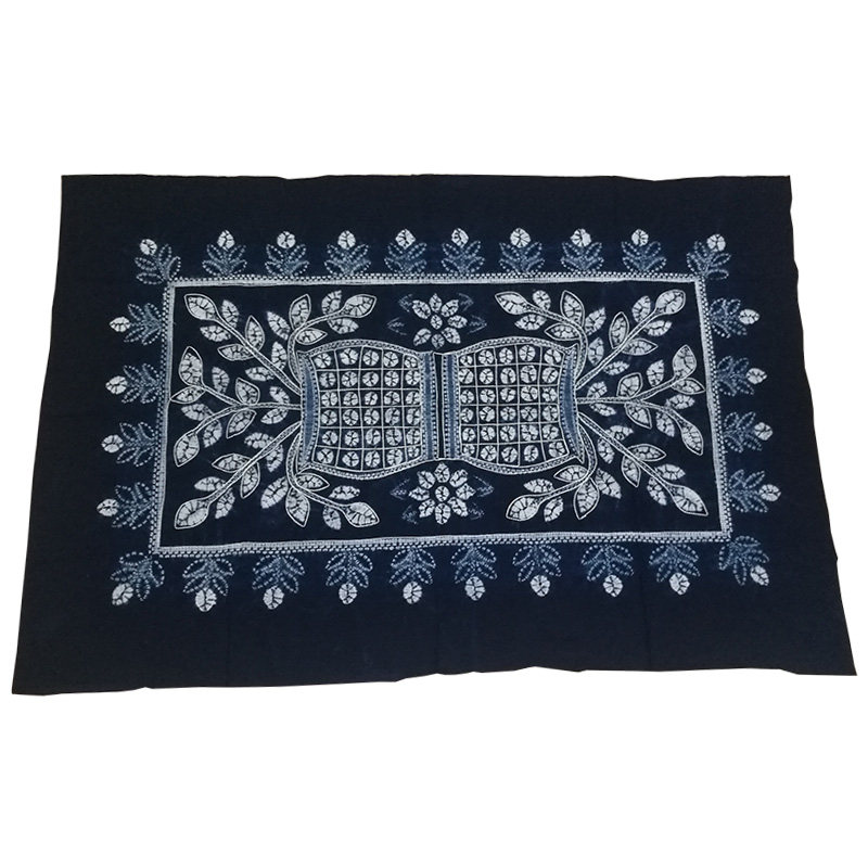 扎染布料桌c布云南大理白族手工扎染送外国友人民族风蓝染长方桌