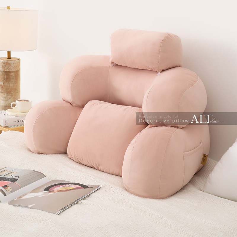 床头软包沙发大i靠背垫看书玩手机可拆洗床上看剧宿舍枕2025新款