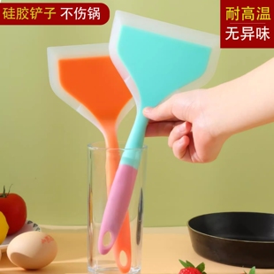 食品级硅胶锅铲摊饼刮子煎饼铲子烙饼刮板果子工具鸡蛋电饼铛专用