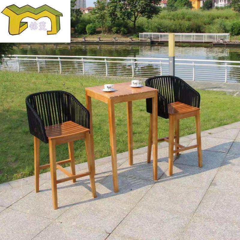 户外白蜡木桌子藤编椅子家具组合防水防晒防腐休闲室外三五件套,鲜花速递/花卉仿真/绿植园艺,割草机/草坪机,淘宝优惠券,粉丝福利购,淘宝优惠卷