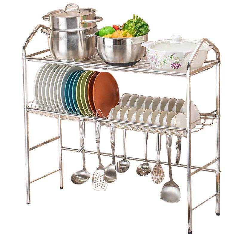 不锈钢沥水架碗架水槽边放汤煲炒锅果蔬架餐厅餐具竖碗碟收纳储物