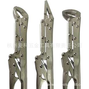 3件套12寸长颈大力钳组套尖嘴45度斜圆嘴和80度斜圆嘴长颈 畅销