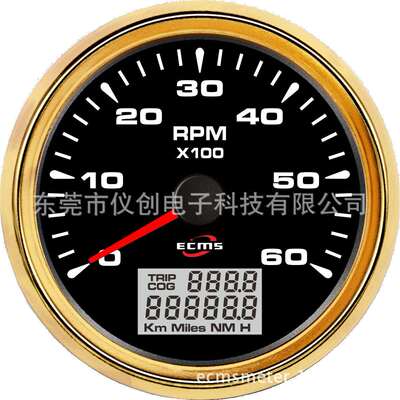 85mm指针转速表6KRPM 七色背光，