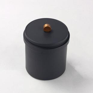 北欧极简首饰盒棉签盒化妆棉收纳罐饰品盒样板间卧室轻奢装 饰摆件