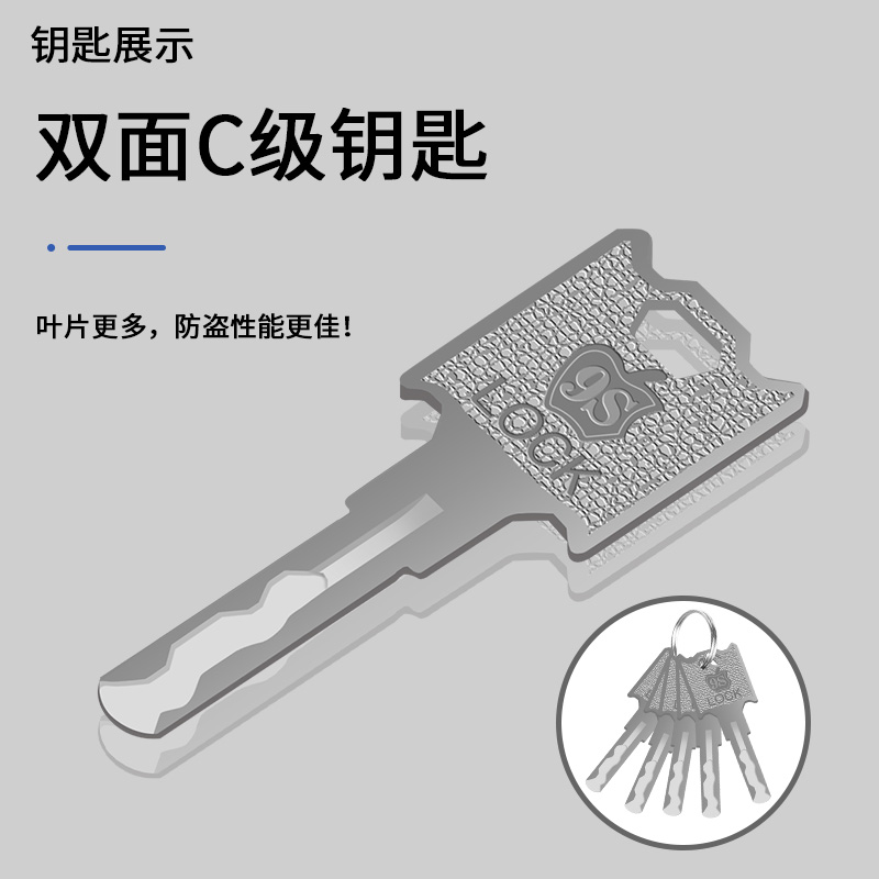 速发玻璃门锁fU型锁锁具双门插锁玻璃锁拉门长锁商铺u锁型室外U形