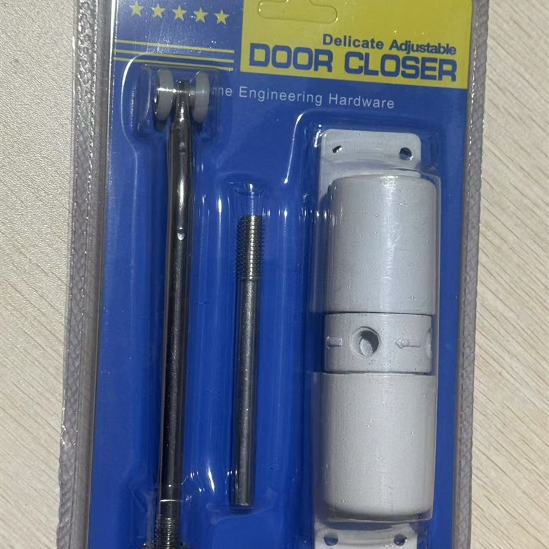 家用合页闭门器纱窗门自s动关回位器免开槽弹簧门弓缓冲简易闭合