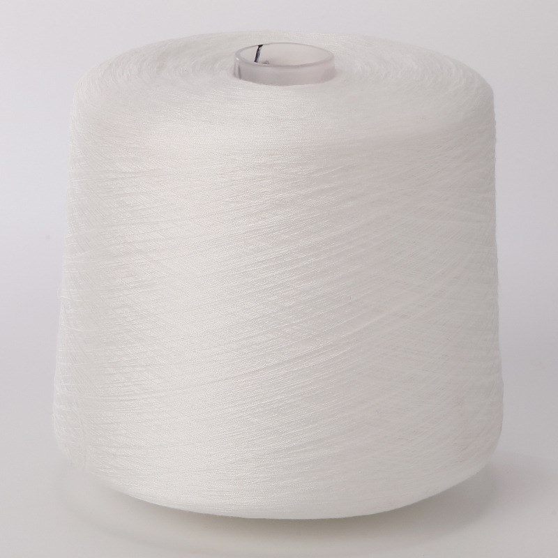 涤纶纱 402环锭纺 全光大化 标准松筒 白色彩色大卷化T纤纱1.25KG