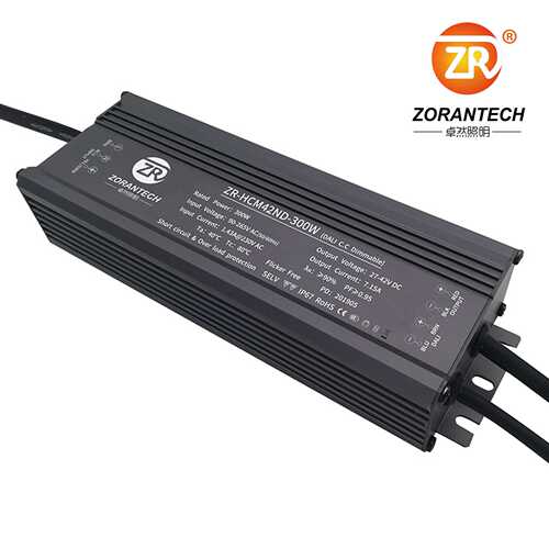 卓然DALI调光电源300W吊灯恒流LED开关电源防水PUSH调光驱动电源