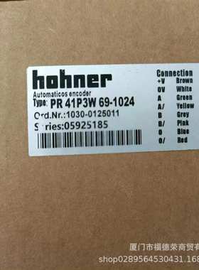 HOHNER编码器PR41P3W69-1024