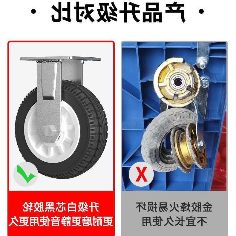 钢板平板车小推车搬运车便携折叠手推板车快递小拉车加厚四轮拖车