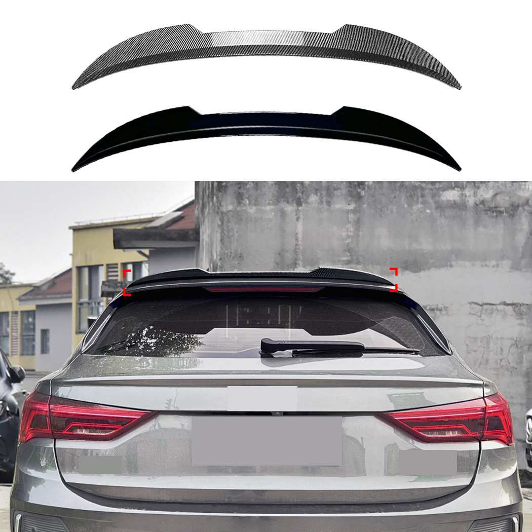 适用奥迪Q3 F3 Sportback 2019+ 刀锋款顶翼尾翼扰流板外饰改装
