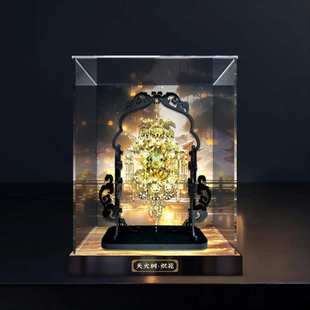 适用 PIECECOOL/拼酷 天火树立体拼图国风模型防尘罩亚克力收纳盒