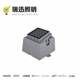 厂家直销36W72W128W户外防水LED明装 大功率七彩投射树灯 投光灯