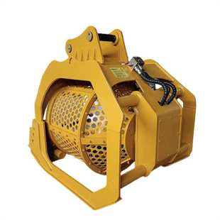 挖机筛分斗 挖掘机旋转筛沙斗 滚筒筛 泥沙分离筛