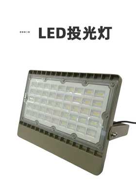 门口灯厂房灯50W100W150WLED招牌灯广场泛光灯投射灯防水大功率